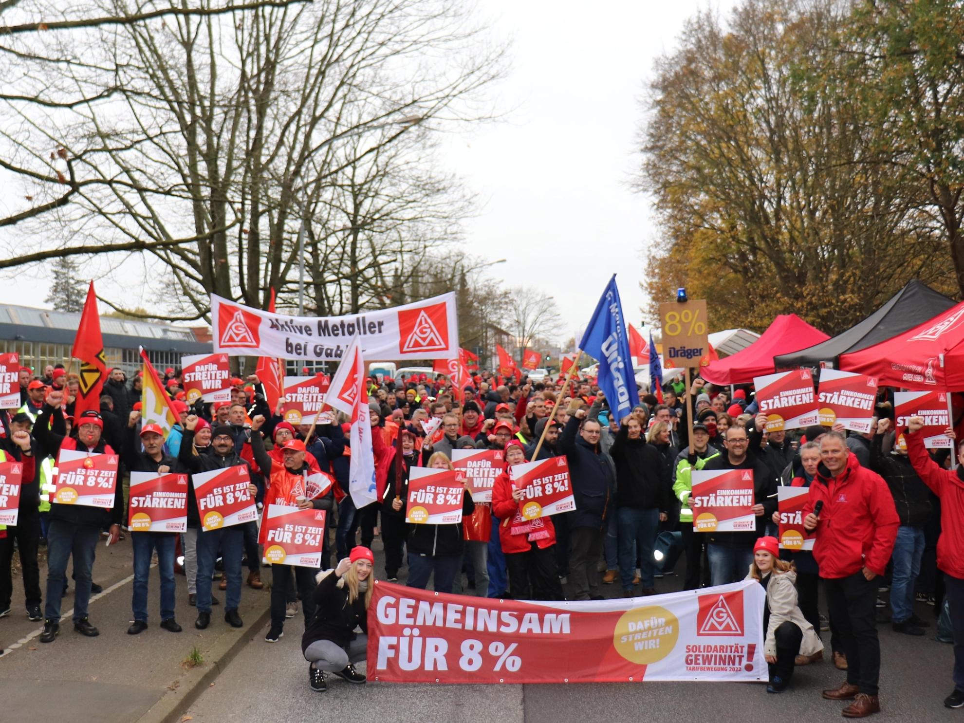 Küsteraktionstag Tarifrunde 2022