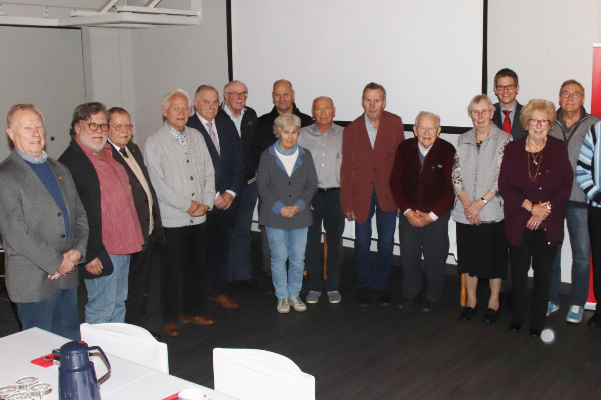 Ehrung der Jubilarinnen und Jubilare in Lübeck am 8.11.2021