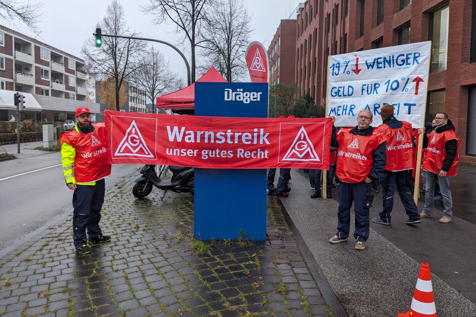 Warnstreik der DGS in Lübeck am 20.11.2023