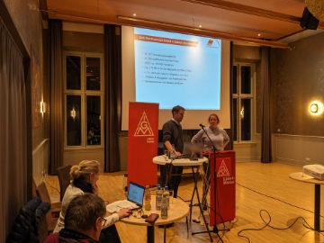 Treffen der Delegierten der IG Metall Lübeck-Wismar