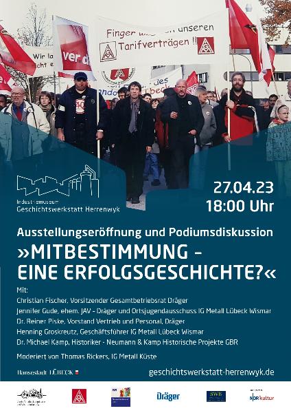 Einladung zur Ausstellung 100 Jahre Mitbestimmung